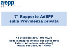 Presentato il 7° Rapporto AdEPP sulla Previdenza