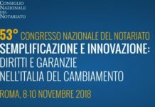 Congresso del Notariato. Parole d’ordine: Semplificazione e Innovazione
