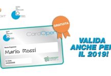 Casagit. Per il 2019 stessa quota stessa card