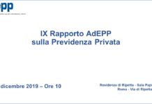 Report annuale AdEPP. Appuntamento 11 Dicembre