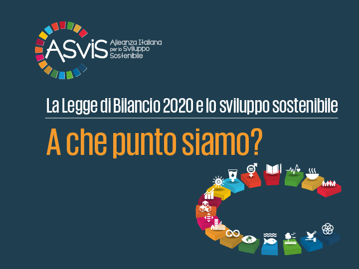 Asvis. Legge di Bilancio 2020 e lo sviluppo sostenibile