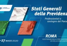 Stati Generali della Previdenza. 26 e 27 marzo a Roma
