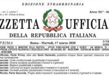 Decreto “Cura Italia”, pubblicato in Gazzetta Ufficiale