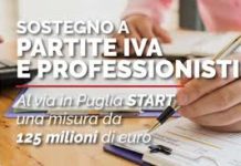 Puglia e professionisti. Via a “Start” da 125 milioni