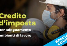 Adeguamento dell’ambiente di lavoro. Credito d’imposta anche per gli studi professionali