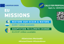 Orizzonte Europa – Tre nuovi inviti a presentare proposte sulle risorse idriche e sull’adattamento ai cambiamenti climatici