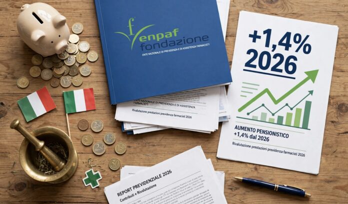 Pensioni Enpaf 2026, rivalutazione dell’1,4% e arretrati da gennaio a setttembre 2026